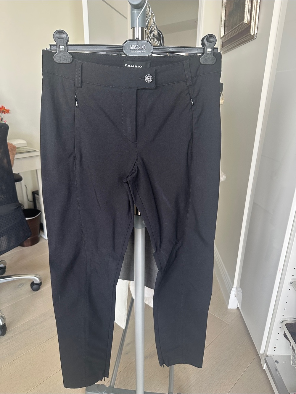 Women's Black Straight Leg Performance Pants